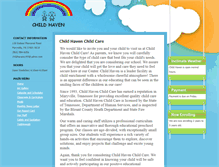 Tablet Screenshot of childhavenchildcare.com